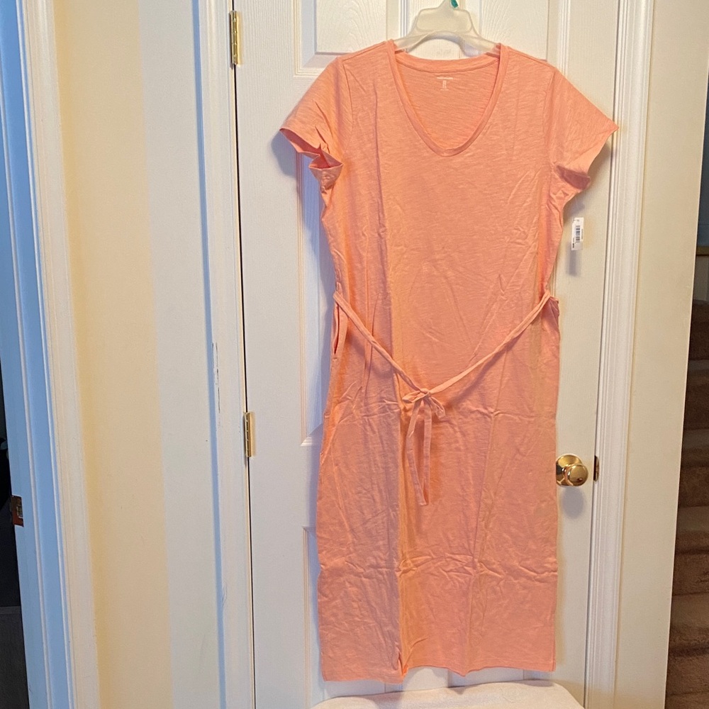 Amazon Essentials Peach T-shirt Dress…size XL